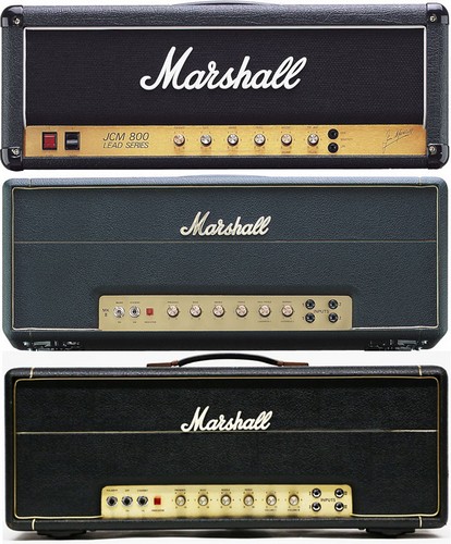 Marshall 100 Watt 800 & Mark II JMP Amps with 6550's