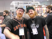 Donnie Watson and Brent Hinds of Mastodon 2014 NAMM show - Eurotubes
