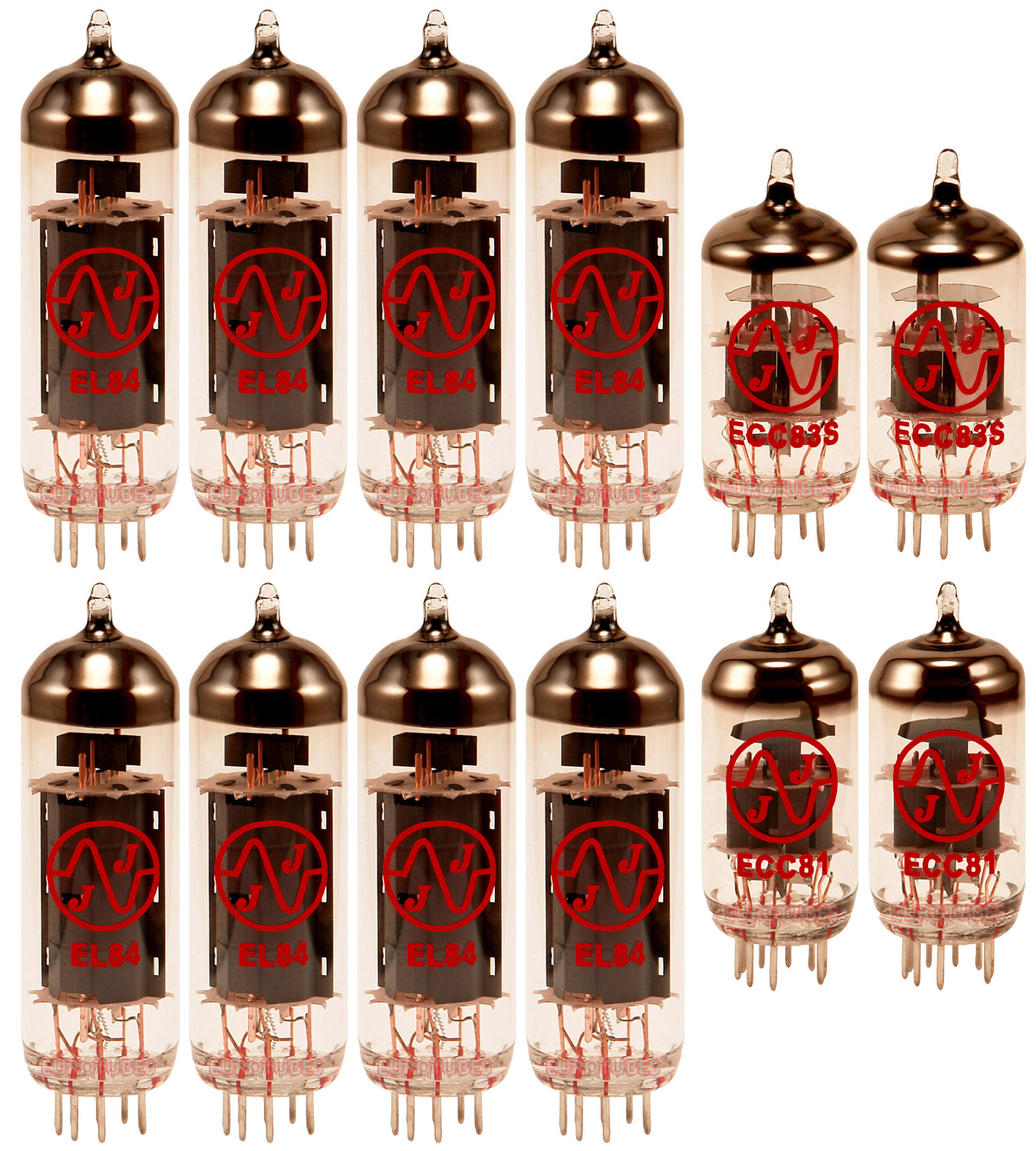 Peavey Classic 50/50 Power Amp Full Retube Kits - Eurotubes