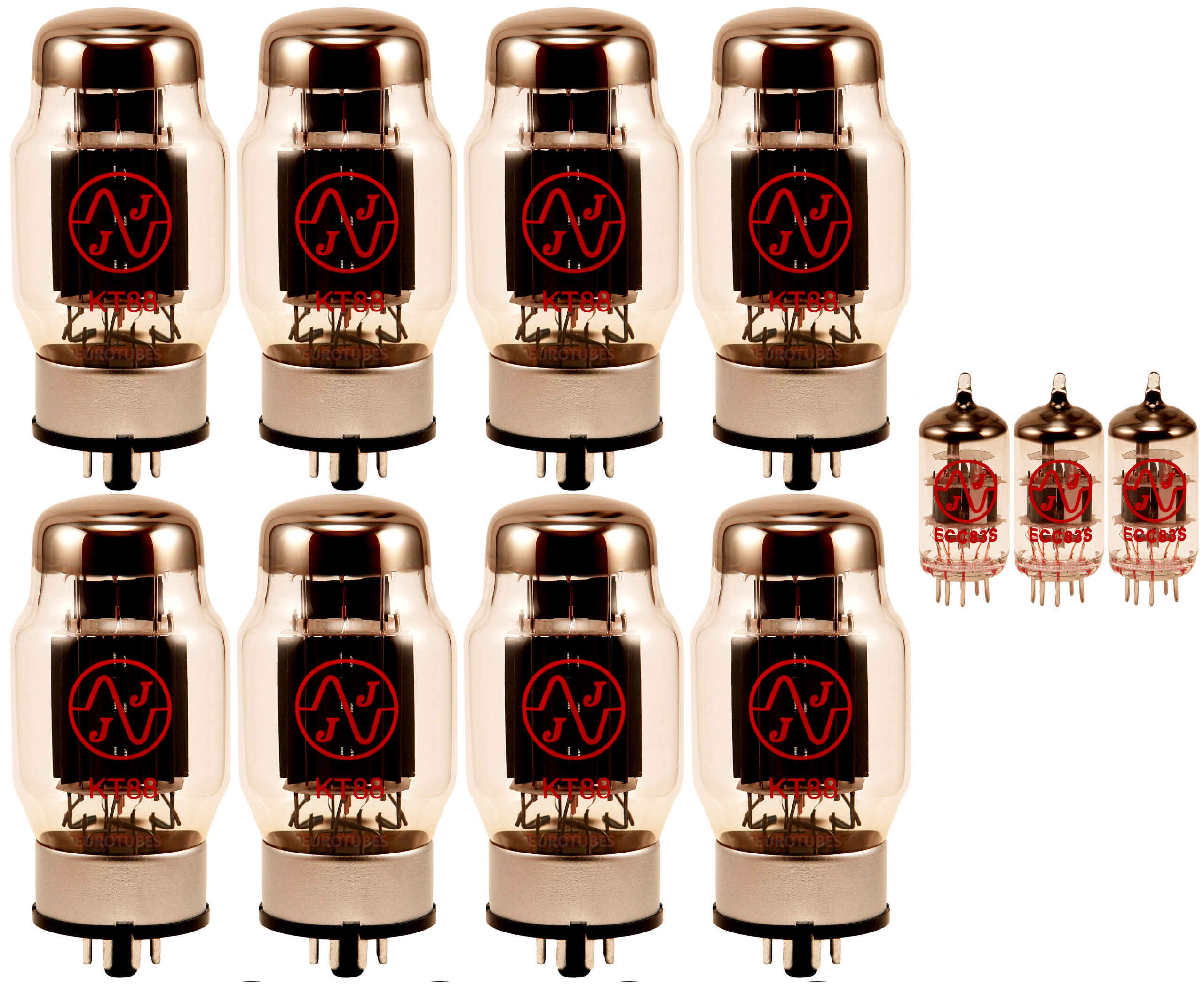 Mesa Boogie Bass Strategy Eight-88 Retube Kits - Eurotubes